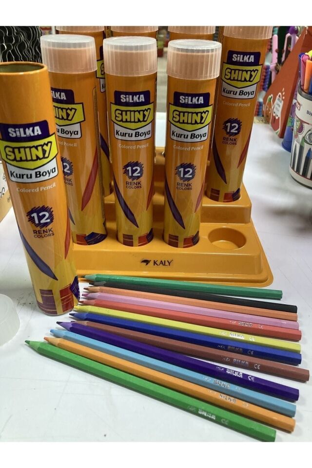 Shıny 12 Renk Tüp Kuruboya karışık