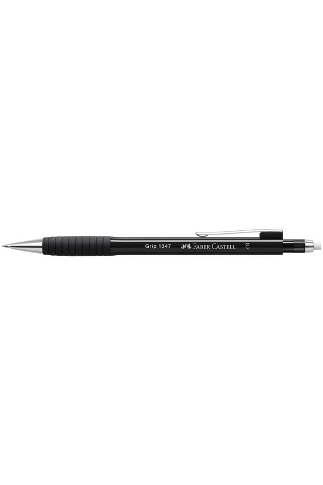 1345/47 Versatil Kalem, 0.7 mm, Siyah, Ergonomik Tutuş, Yaylı Uç, Uzun Silgi, Modern Tasarım no color