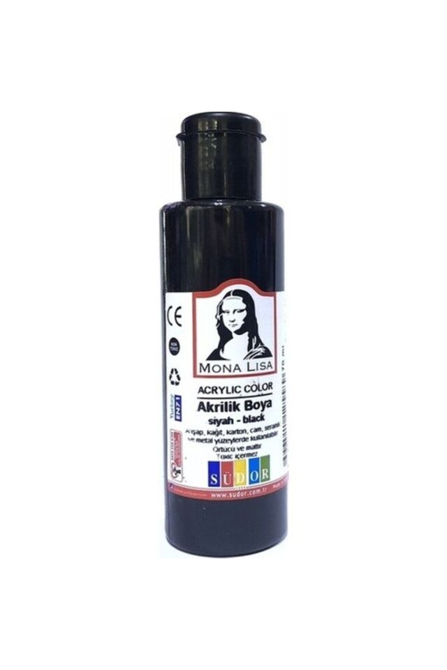 Monalisa Akrilik Boya 6x70 Ml Şışe Ana Renkler / SD1006
