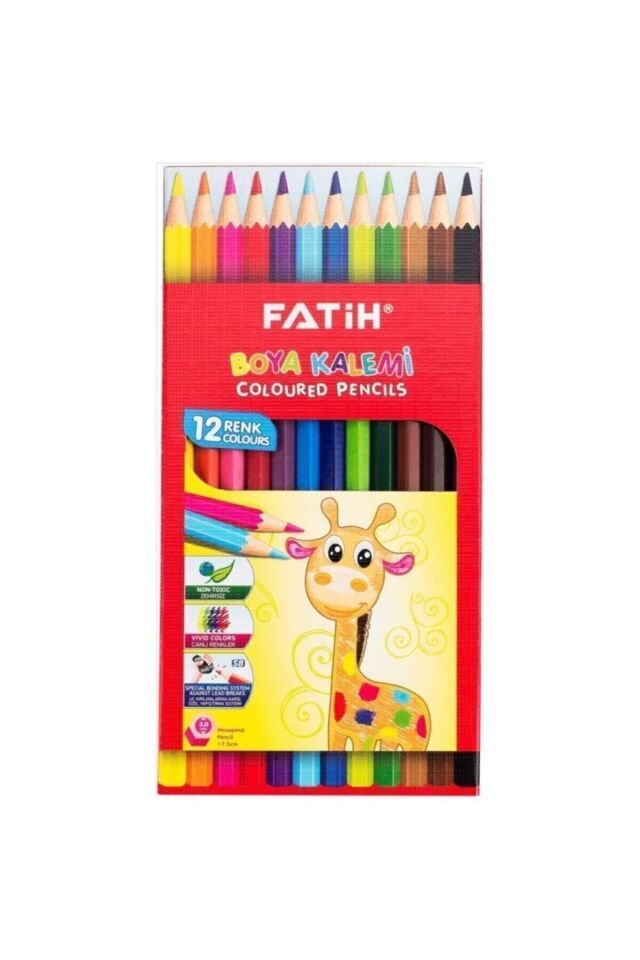 KURU BOYA 12 RENK TAM BOY 33112