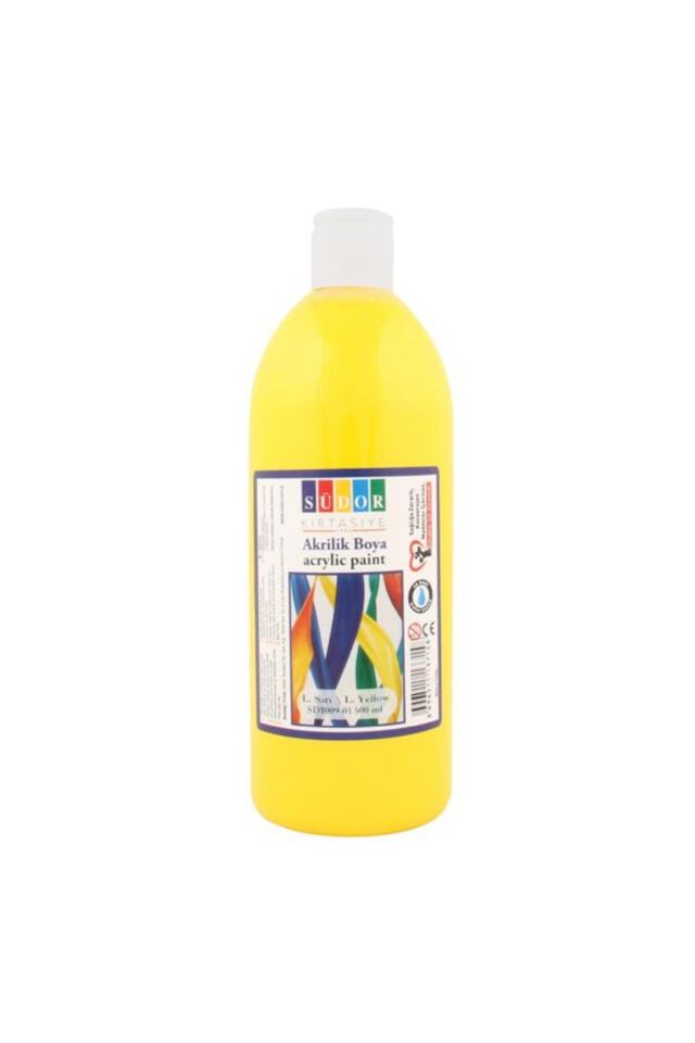 Akrilik Boya 500 Ml. Limon Sarı Sd-1009-01