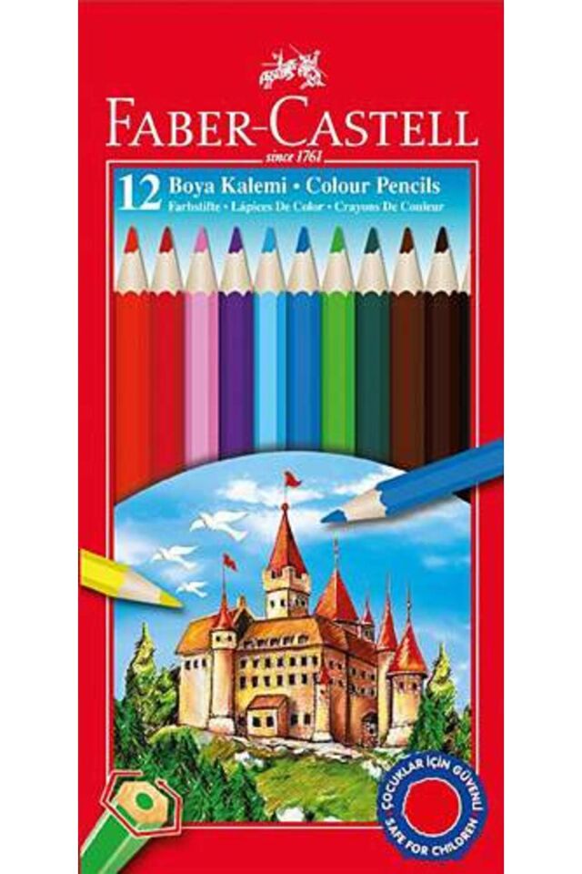 Kuru Boya 12 Renk Tam Boy 1 Adet