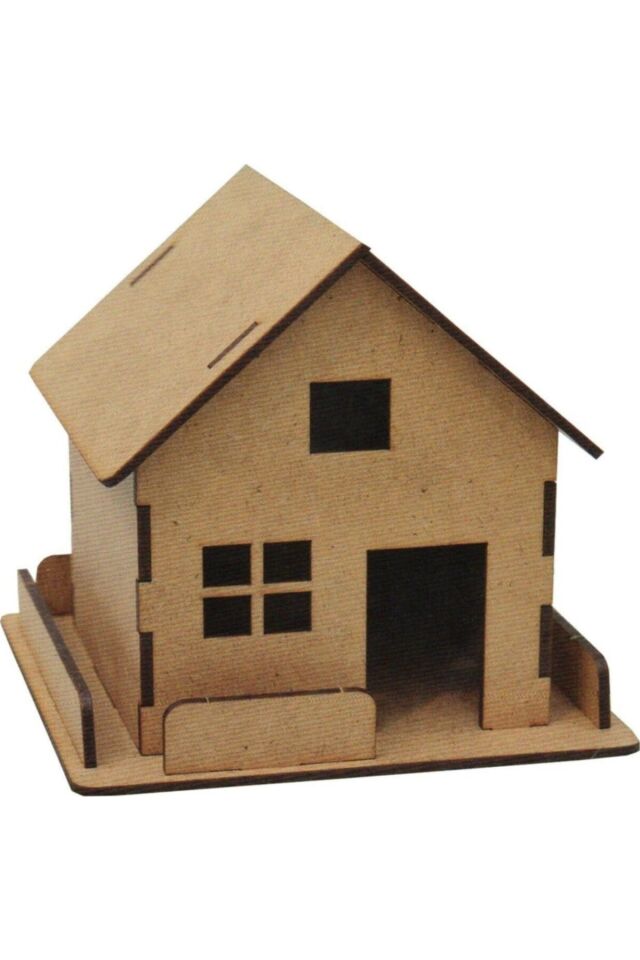 Wood Ahşap Kendin Yap Maket Çiftlik Ev 125 X 130 X 130 Mm Wood Ahşap Kendin Yap Maket Çiftlik Ev 125 X 130 X 130 Mm