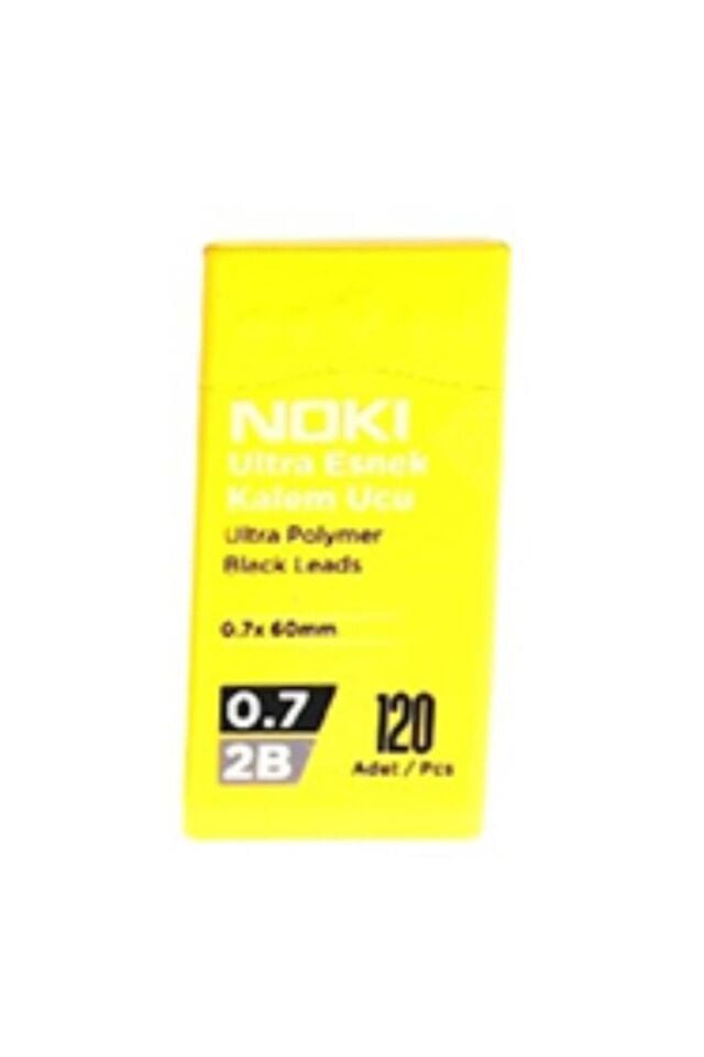 Kalem Ucu Ultra Esnek 0.7mm 2B Siyah 120'li Sarı 1 Adet 0,7 Uç 120li Tüp Esnek Yumuşak Yazım 0.7x60m