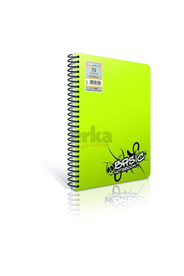 Gipta Defter A4 Basic Spr. Pp 96yp. Çiz. 1540 Renkli
