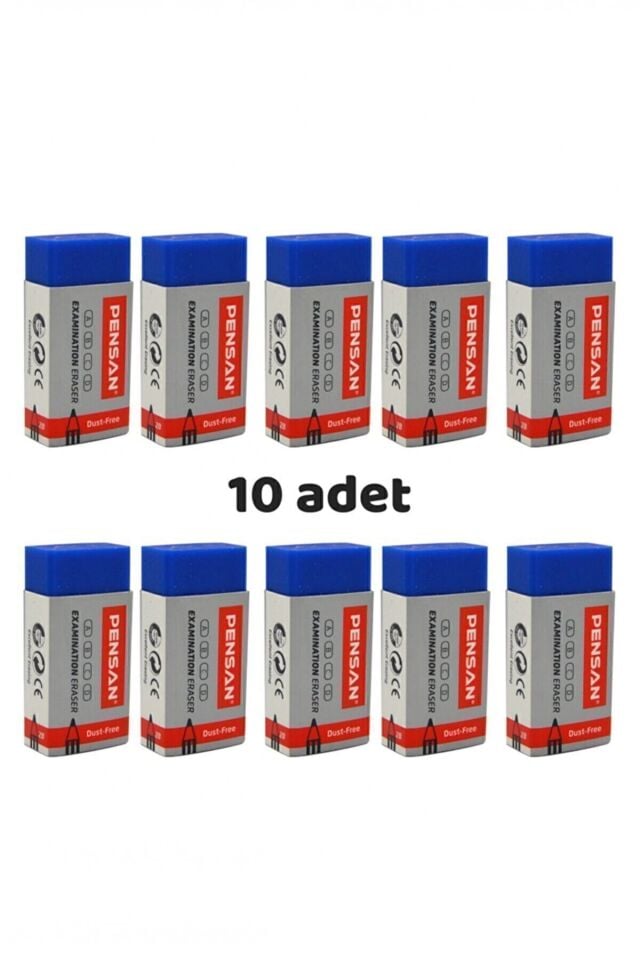  Mavi Sınav Silgisi 10 Adet