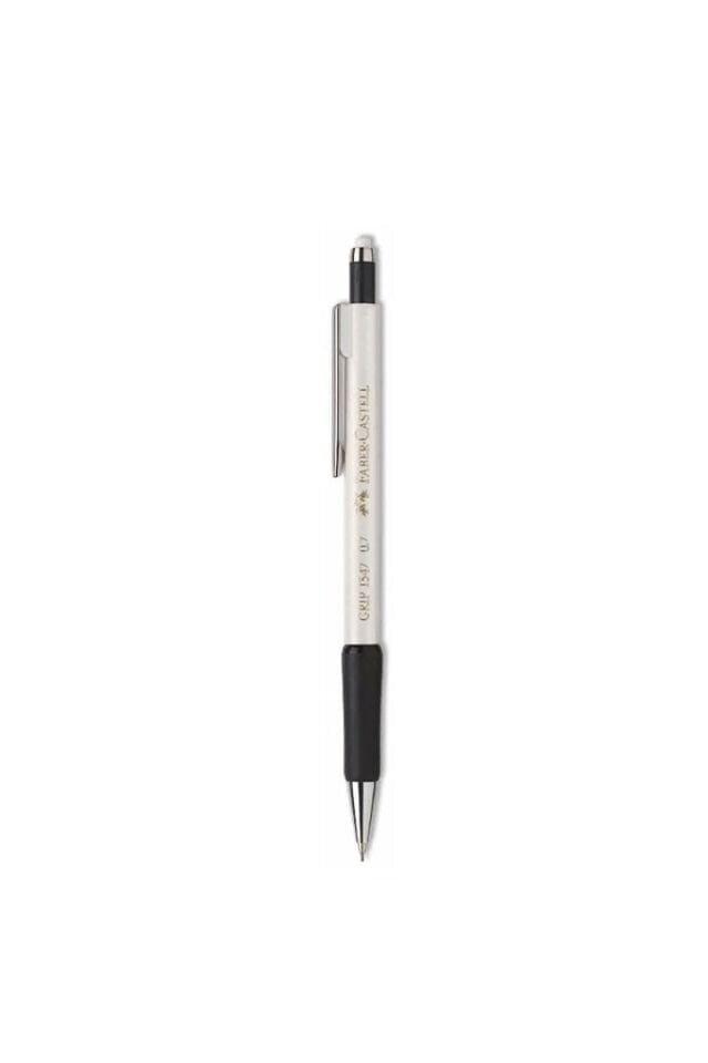 1345/47 Versatil Kalem, 0.7 mm,Lacivert, Ergonomik Tutuş, Yaylı Uç, Uzun Silgi, Modern Tasarım Beyaz
