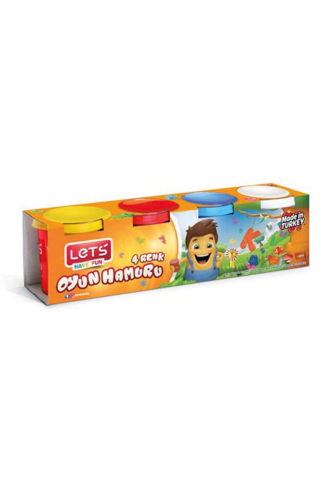 4 Ana Renk 460gr Oyun Hamuru Set / L8440