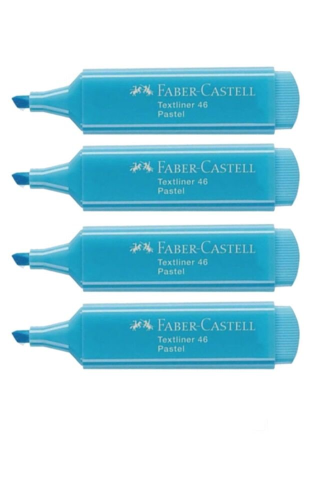 4 Lü Pastel Pale Blue Fosforlu Kalem Seti Set-0017