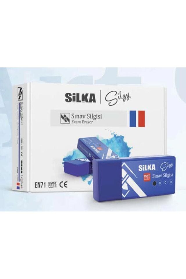 Silka Art.9 Sınav Silgisi 24'lü Paket Lacivert