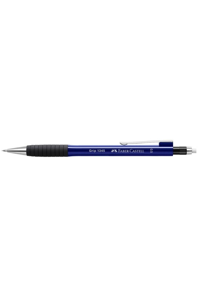 1345/47 Versatil Kalem, 0.5 mm, Lacivert, Ergonomik Tutuş, Yaylı Uç, Uzun Silgi, Modern Tasarım