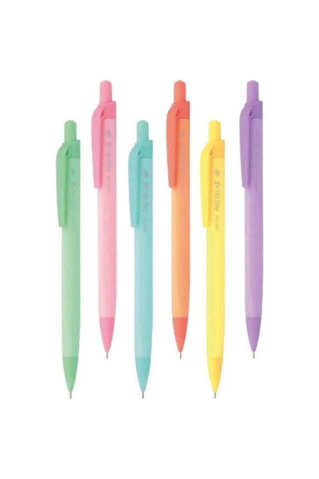 Pastel Kalem Seti 0.7 Uçlu Kurşun Kalem 6 Adet