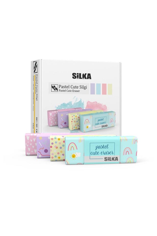  Pastel Cute Silgi Büyük Boy 20 Adet (ART-1021)