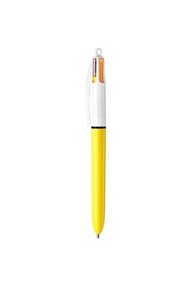 4 Colour Sun 4 Renkli Tükenmez Kalem - Pastel Renkler RENKLİ