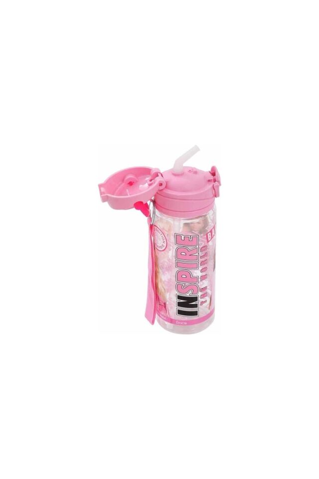 Matara Barbie Plastik 500 ML Inspire Pipetli Barbie Suluk