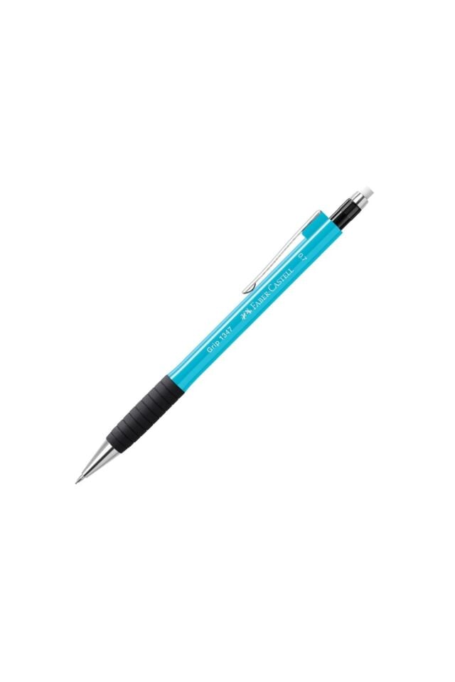 1345/47 Versatil Kalem, 0.7 mm, Pastel Mavi, Ergonomik Tutuş, Yaylı Uç, Uzun Silgi