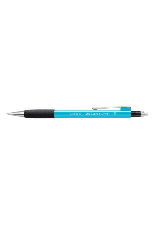 1345/47 Versatil Kalem, 0.7 mm, Pastel Mavi, Ergonomik Tutuş, Yaylı Uç, Uzun Silgi