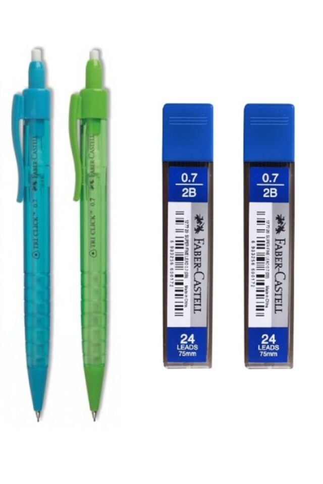 Faber-castell Versatil Tri Click 1363 Mekanik Kalem 0,7 Mm 2 Adet Tri Click 1363