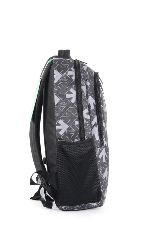 Çift Bölmeli Okul Sırt Çantası Siyah Ok / 03739 Renkli - Unisex