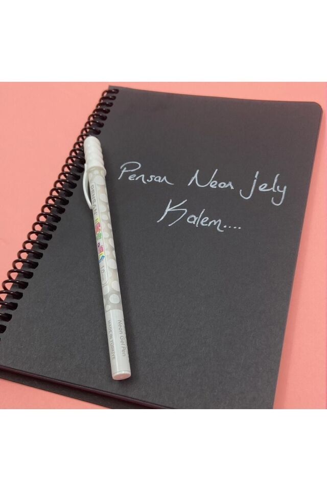 Jel Tükenmez Kalem Jely Neon Beyaz 2801 Beyaz