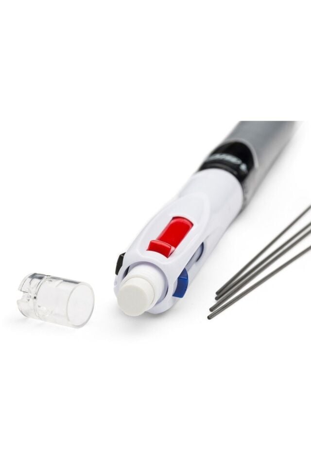 Multifunction 3+1 Tükenmez/versatil Hb Kalem + 0.7mm Hb Kalem Ucu 3 Renk+0.7mm Versatil+Min