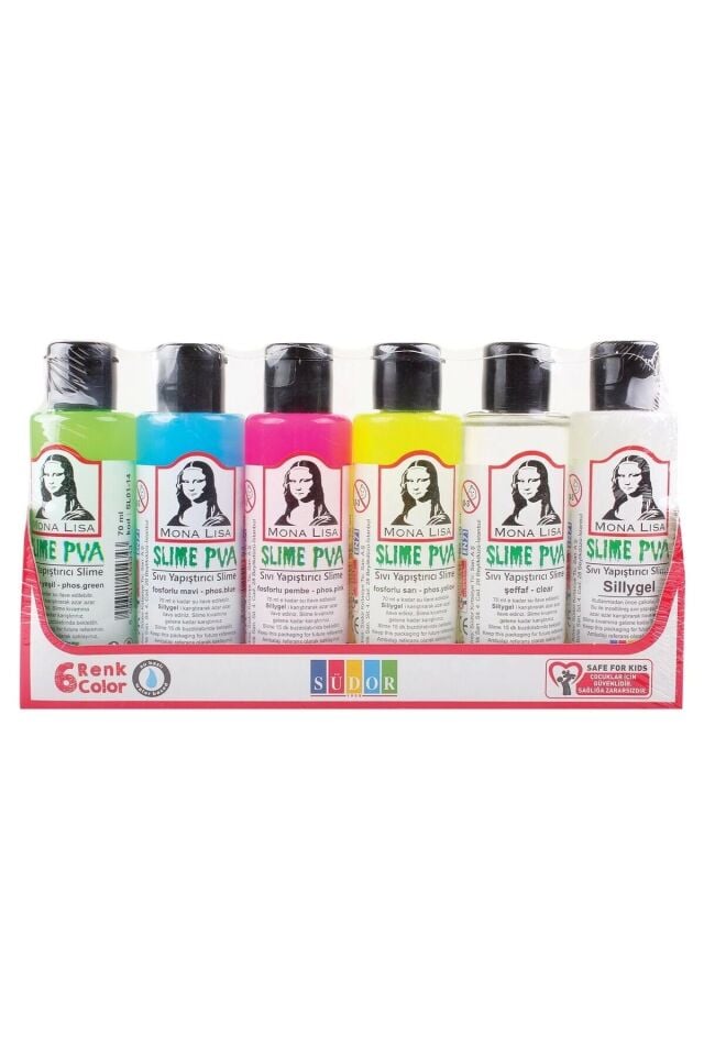 Supertrend Mona Lisa Slime Jeli 70 ml. 6'lı Set