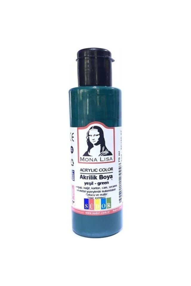 Monalisa Akrilik Boya 6x70 Ml Şışe Ana Renkler / SD1006