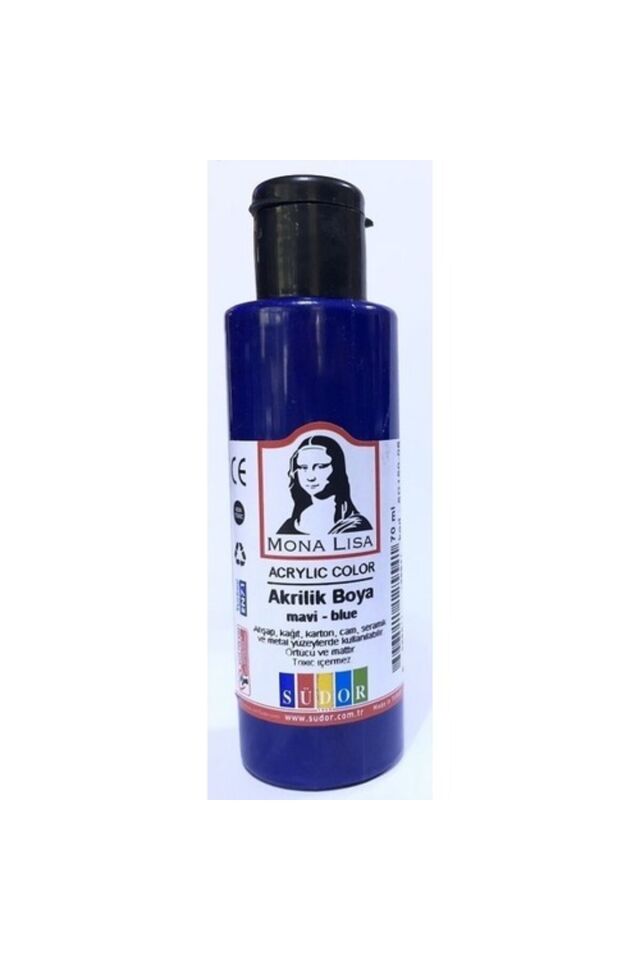 Monalisa Akrilik Boya 6x70 Ml Şışe Ana Renkler / SD1006
